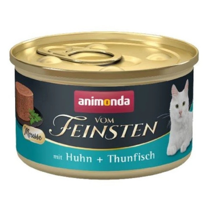 Hrana umeda pentru pisici Animonda Mousse, Adult, Pui/Ton, 85g