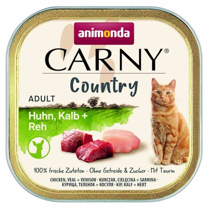 Мокра храна за котки Animonda, Adult, Пиле/Телешко/Телешко, 100гр