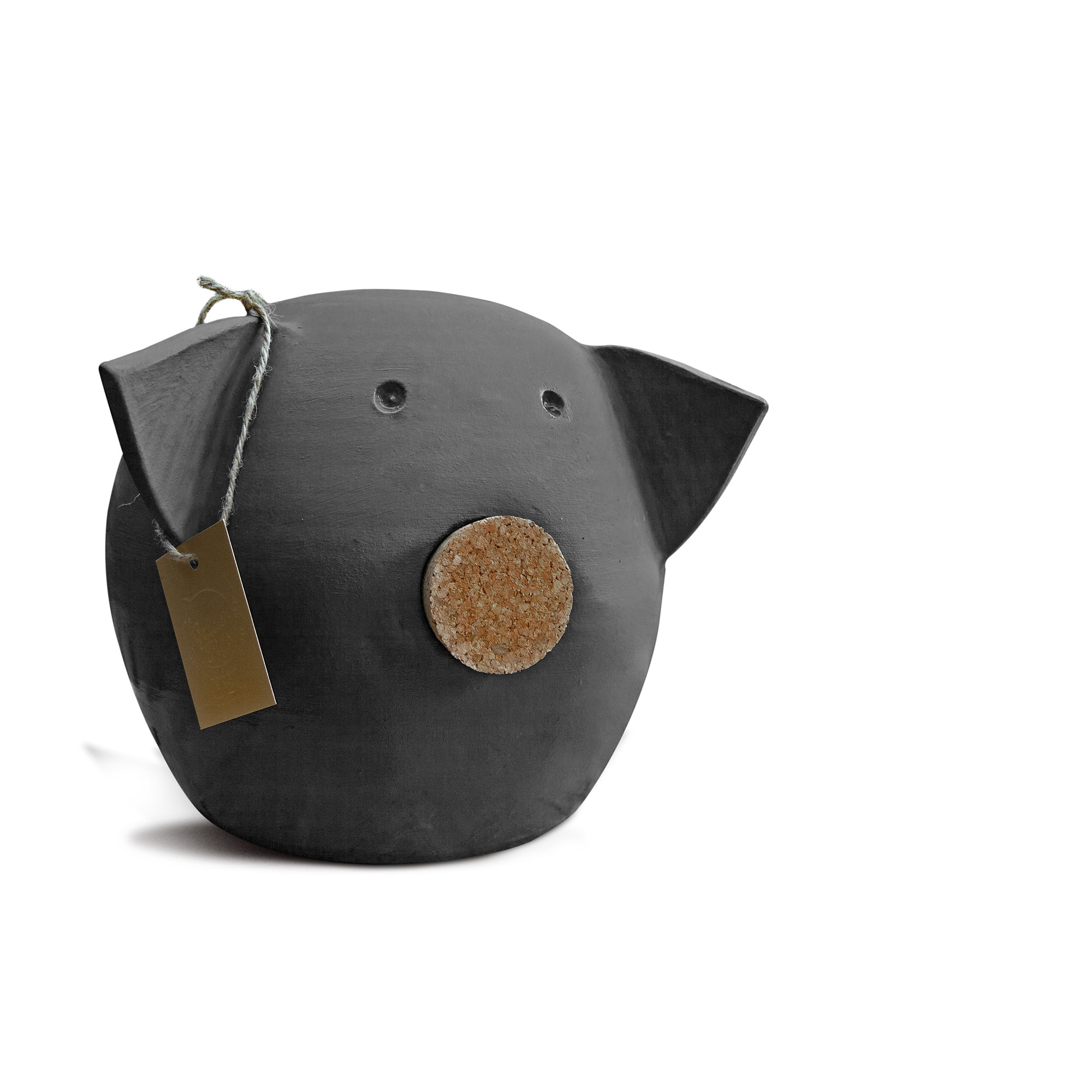 Pusculita ceramica, CHALK, Large, Negru