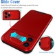 Кейс за Xiaomi Redmi 9T, Camera Slide Protector, Удароустойчив, Червен