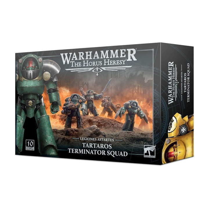 Комплект фигурки Tartaros Terminator Squad, Warhammer Horus Heresy Legiones Astartes, Games Workshop, 10 броя