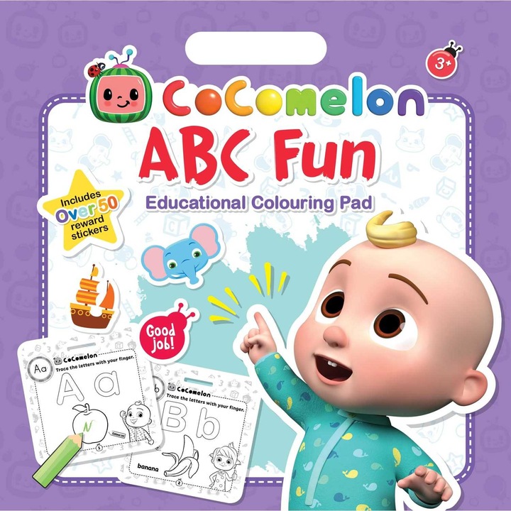 Cocomelon ABC kifestőkönyv, Alligator kiadó