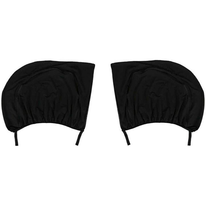 Set 2 parasolare laterale-spate 50 x 58-95 cm, Tuloko, Negru