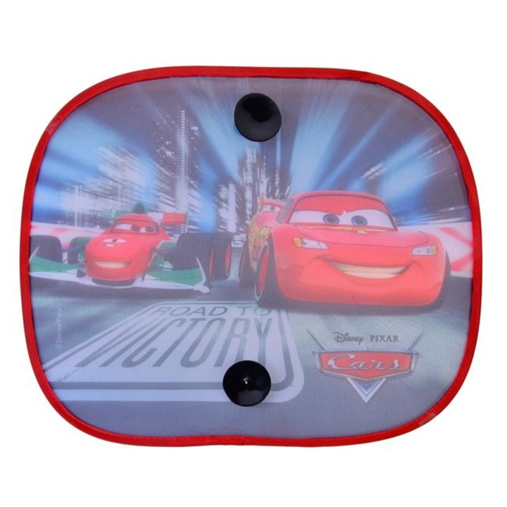 Bibilel 2 db Autós napellenző Crazy Cars nyomattal, tapadókoronggal, 44x36 cm, többszínű