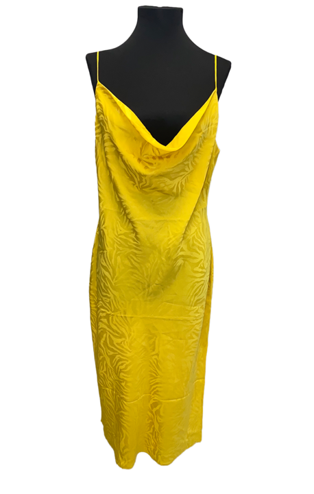 Дамска рокля, елегантна, New Look, жълта, XL