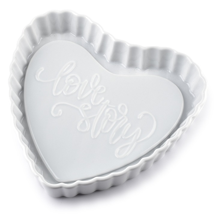 Forma prajitura, Mondex, Portelan, Alb