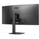 Монитор AOC 34", VA, Извит, WQHD, 100Hz, 4ms, HDMI, DisplayPort, USB, USB-C, CU34V5C/BK