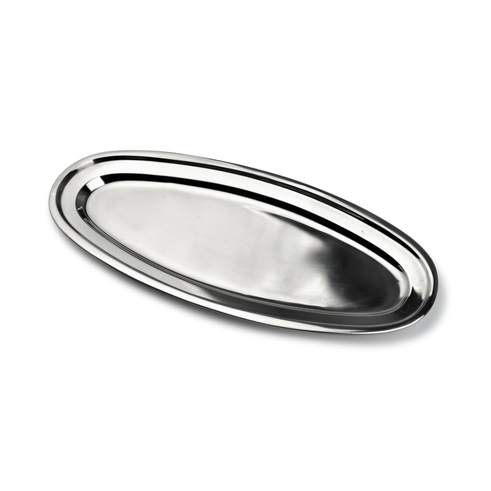 Tava servire, Mondex, Basic Kitchen, Inox, 55x24.5 cm, Argintiu - eMAG.ro
