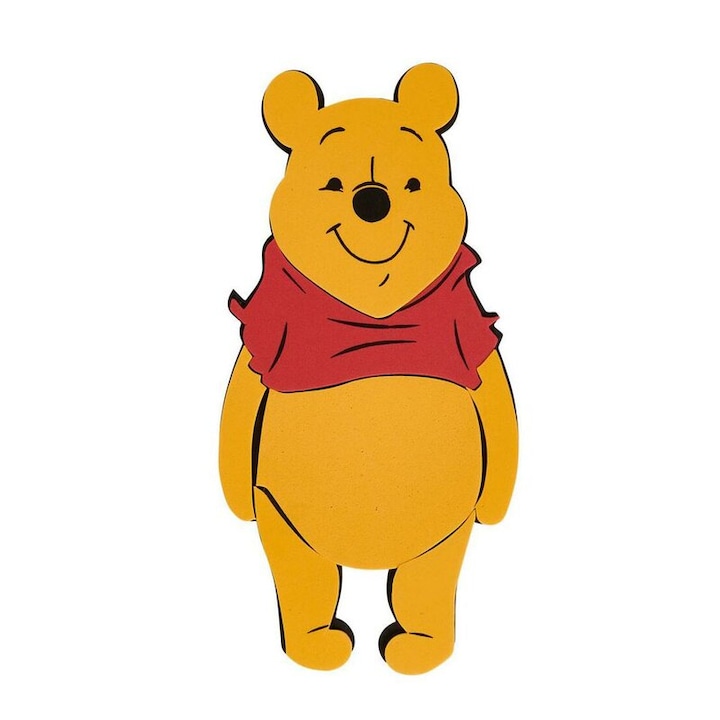 Sticker perete, Winnie the pooh, galben, 26 x 1 x 13 cm