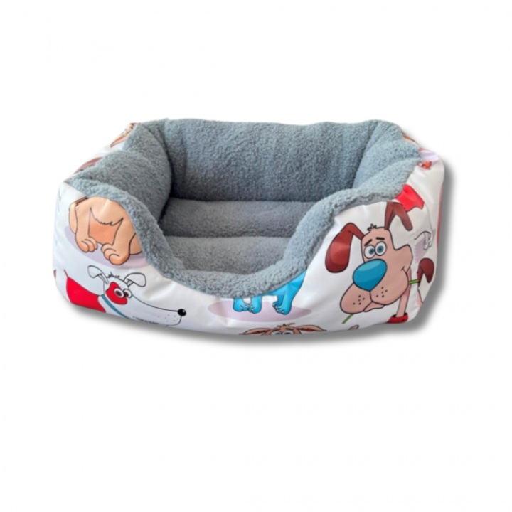 Легло Капинката, За кучета, Винил, 46/34 см, S, Многоцветен