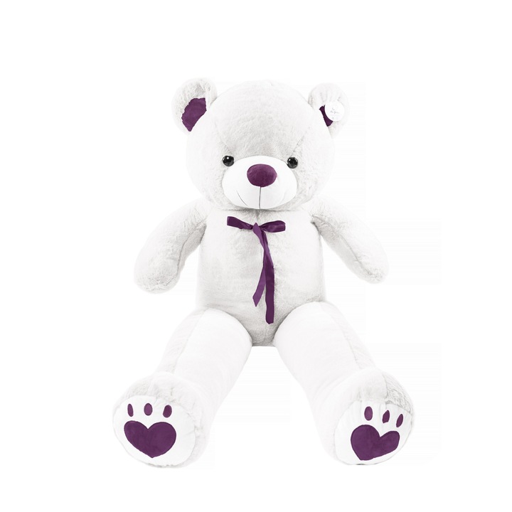 Плюшено мече, Mis Gustaw, Teddy Valor, Бяло, 90см
