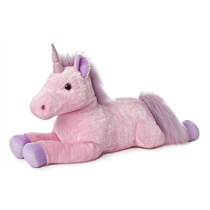Jucarie de plus, Mis Gustaw, Unicornul, Roz, 125cm