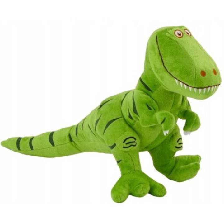 Jucarie de plus, Mis Gustaw, Dinozaur Dino, Verde, 70cm