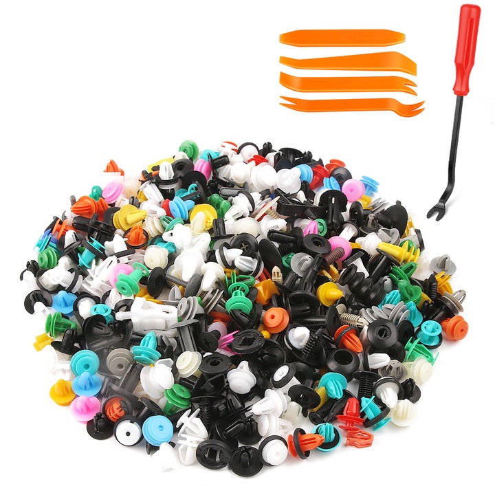 Set 500 cleme auto, TopGearWorld, Multicolor