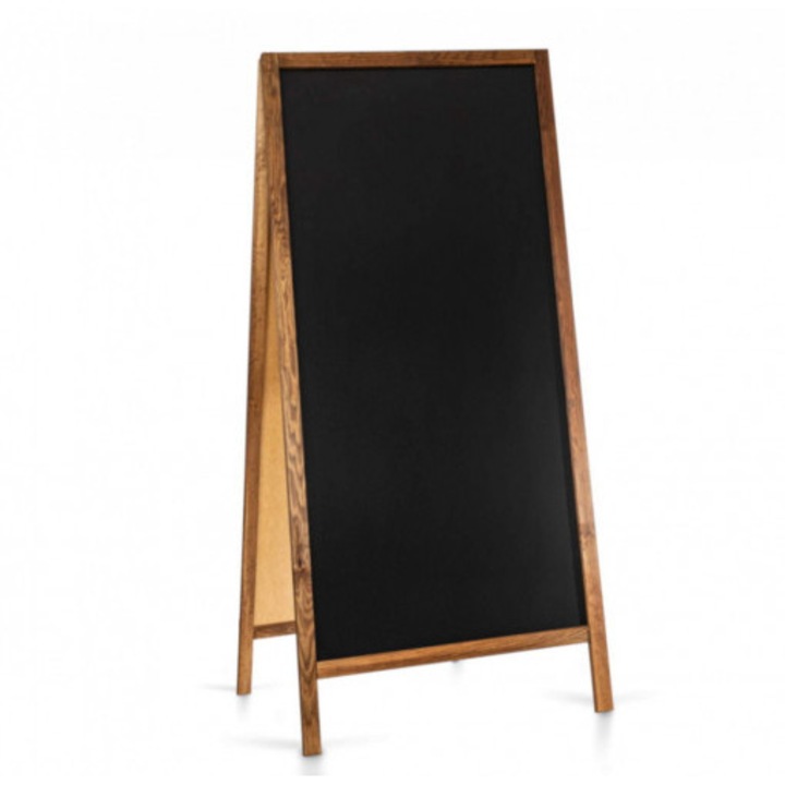 Sistem de afisare -People stopper lemn 72 x 160 cm