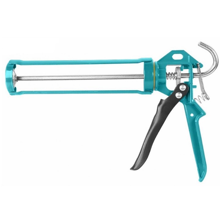 Pistol pentru silicon 9"" maner aluminiu ranforsat Total THT21509, lungime 235mm, diametru 55mm