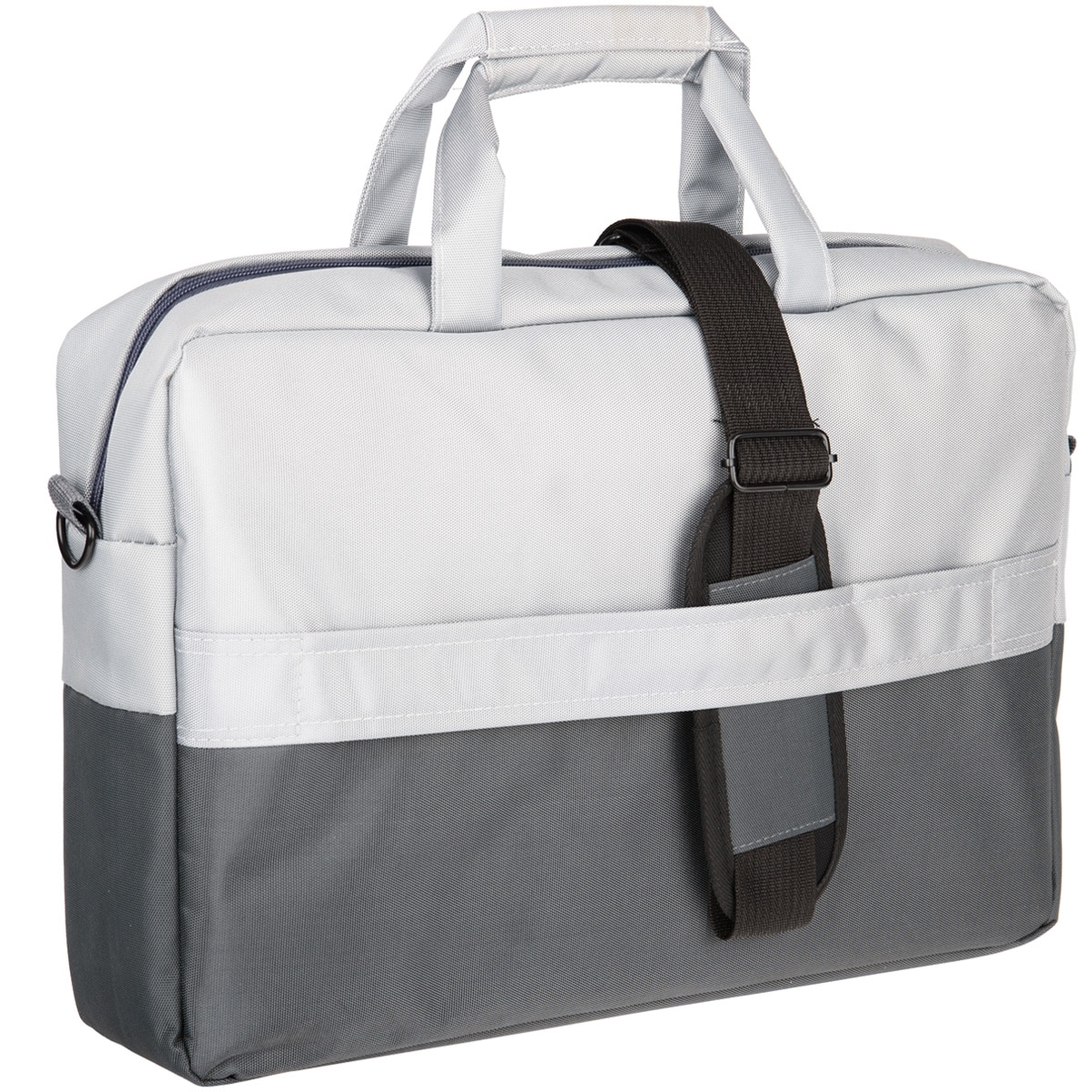 Geanta laptop, Poliester, 15.6'', Gri