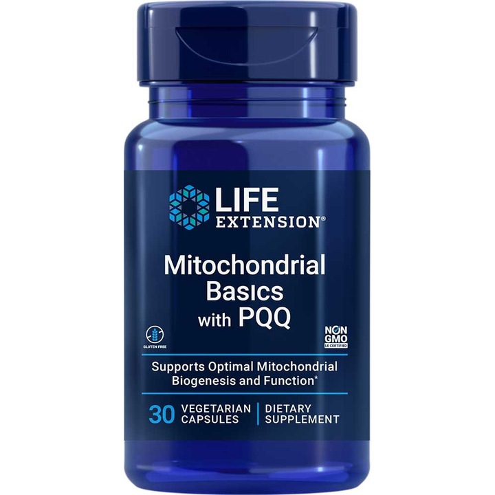 Supliment alimentar Mitochondrial Basics with PQQ, Life Extension, 30 capsule