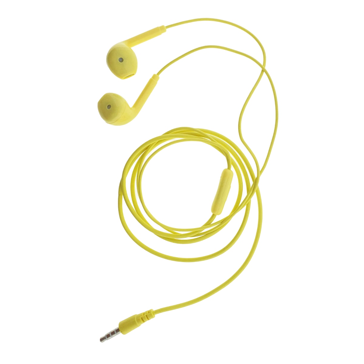 Casti in-ear cu microfon, U19-Y, conector jack 3.5mm, control pe fir, lungime cablu 100 cm, galbene Galben