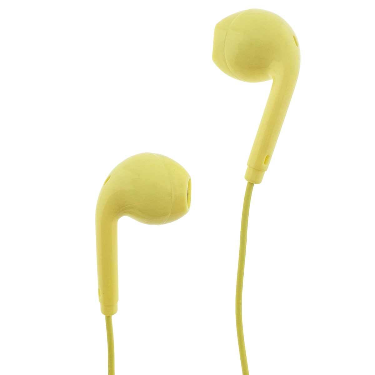 Casti in-ear cu microfon, U19-Y, conector jack 3.5mm, control pe fir, lungime cablu 100 cm, galbene Galben