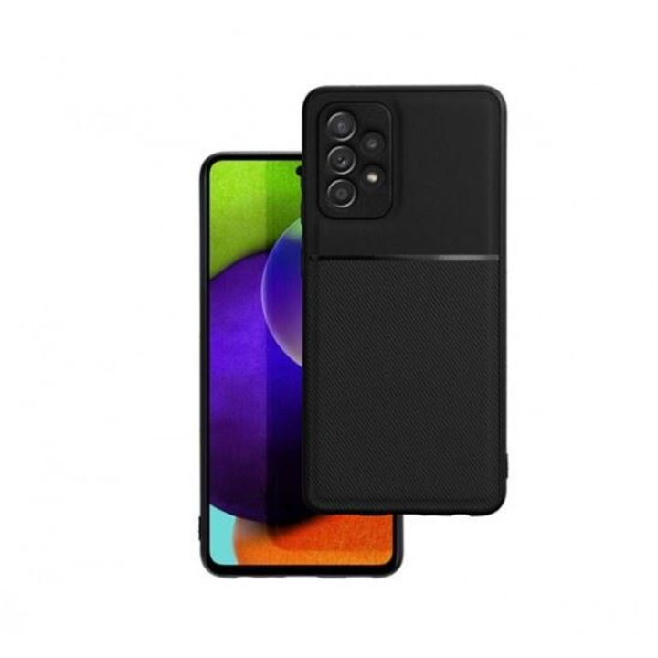 Samsung Galaxy A52 4G/5G / A52s 5G kompatibilis hátlap tok, telefon tok, stílusos, fekete, Noble Case
