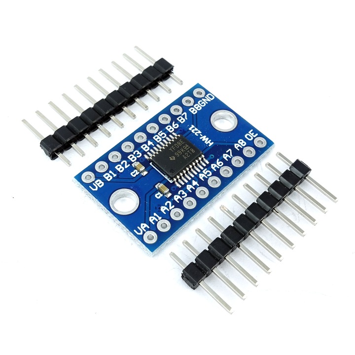 Convertor de nivel logic cu 8 canale, Elektroweb, Albastru