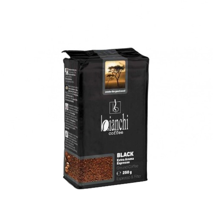 Cafea macinata Bianchi Black, 250g