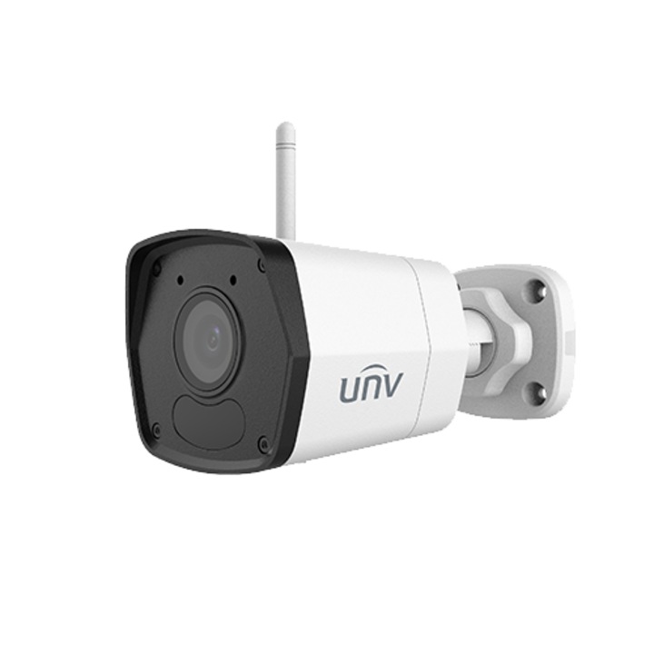 IP Wi-Fi камера 2MP, Smart IR 30M, 2.8mm обектив, IP67, Вграден микрофон - UNV IPC2122LB-AF28WK-G