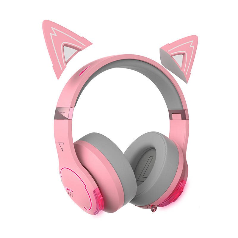 Casti pentru gaming Edifier HECATE G5BT, roz - eMAG.ro