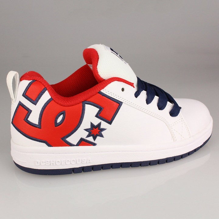Pantofi sport copii DC Shoes COURT GRAFFIK SE 301131B-XWRK, 38, Alb