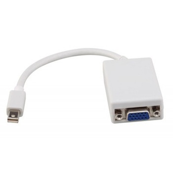 Adaptor Mini Displayport la VGA Tata-Mama, 10 cm, Roline Adaptor Mini Displayport la VGA Tata-Mama, 10 cm, Roline