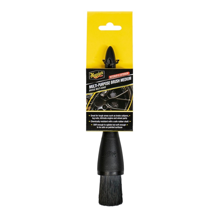 Четка за детайли Meguiar's, Multi-Purpose Brush Medium, 20 см