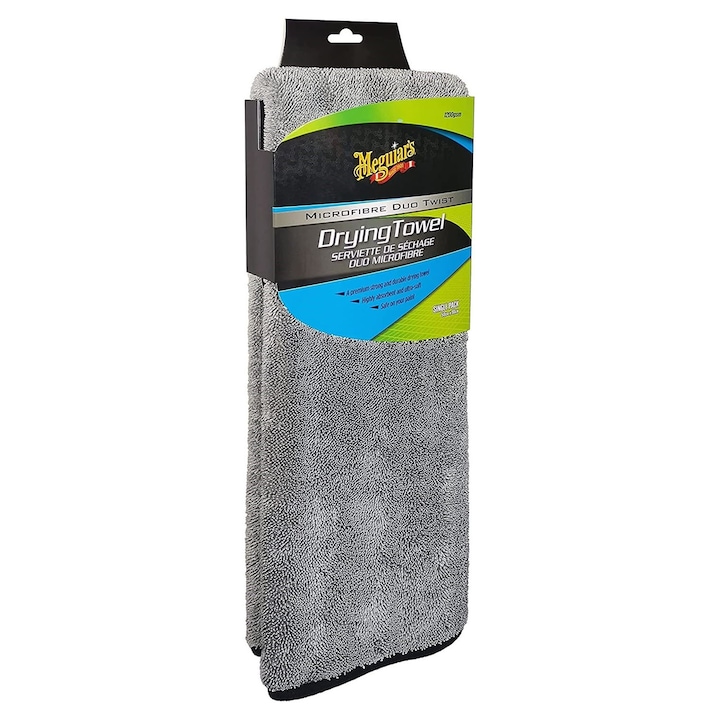 Микрофибърна кърпа за сушене Meguiar's, Microfibre Duo Twist Car Drying Towel, 50 x 90 см