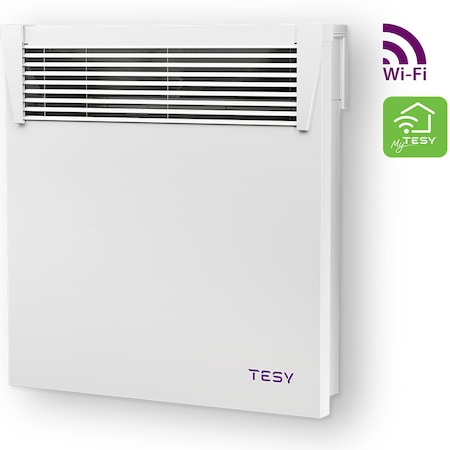 Convector de perete TESY HeatEco Cloud, 500W, control prin internet, aplicatie myTesy, CN 031 050 EI CLOUD W