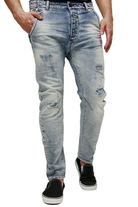 Blugi barbati, Edward Jeans, Bumbac, Albastru deschis