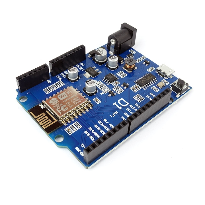 WiFi модул, D1, R3, ESP8266, USB конектор, 70 x 55 x 15 mm