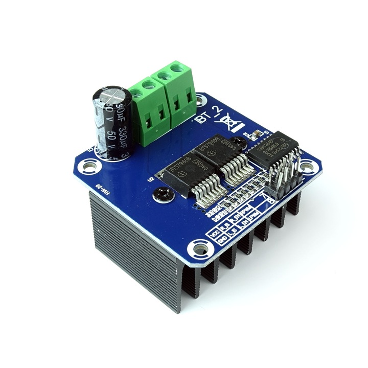Controler motor H-bridge BTS7960B, 43A, 3.3-5V, 50x50x40 mm