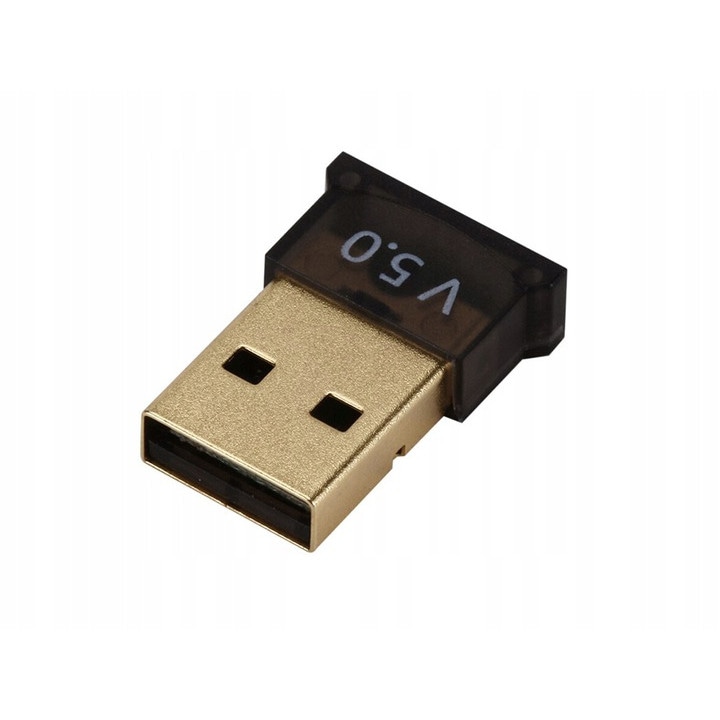 USB адаптер Zola, Bluetooth, 5.0 бърз, 2.4 GHz, обхват 20m, 2.2x1.6x0.6 cm