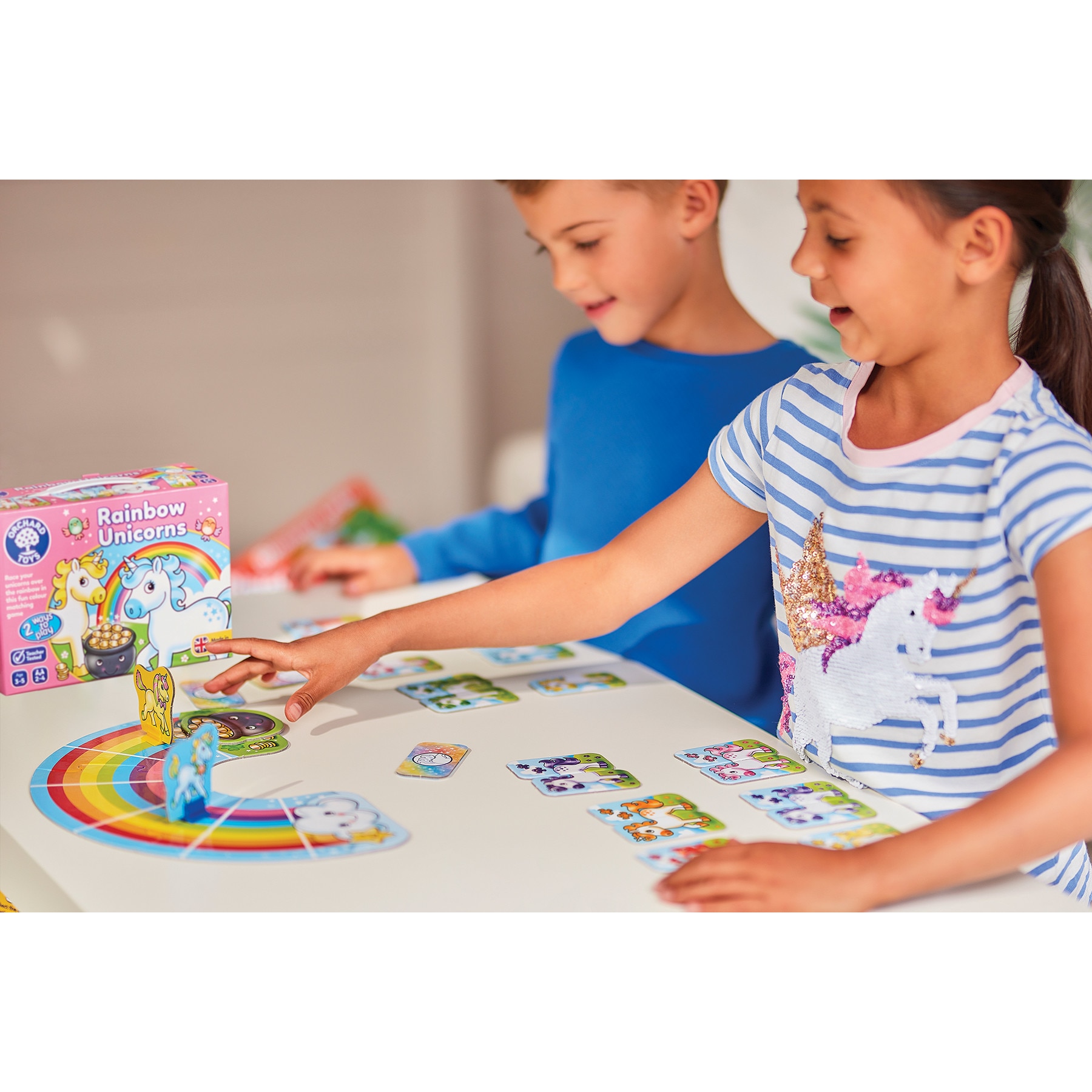 Образователна игра Orchard Toys, Еднорози и дъги - eMAG.bg