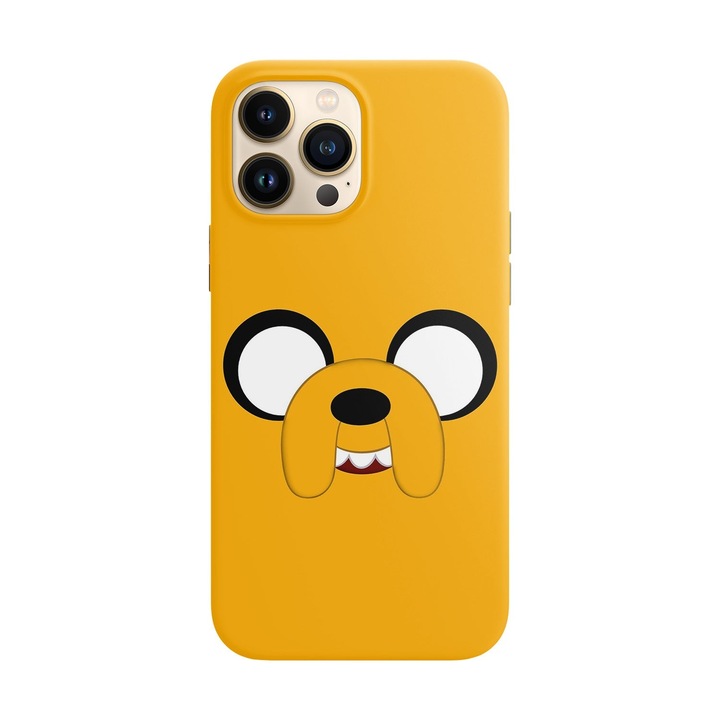 Калъф, съвместим с модел Apple iPhone 12 Pro Max Adventure time Jake, силикон, TPU, обратното