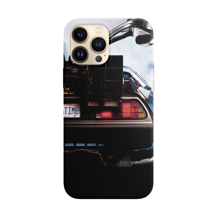 Husa compatibila cu Apple iPhone 14 Pro Max model Back to the Future, Silicon, TPU, Viceversa