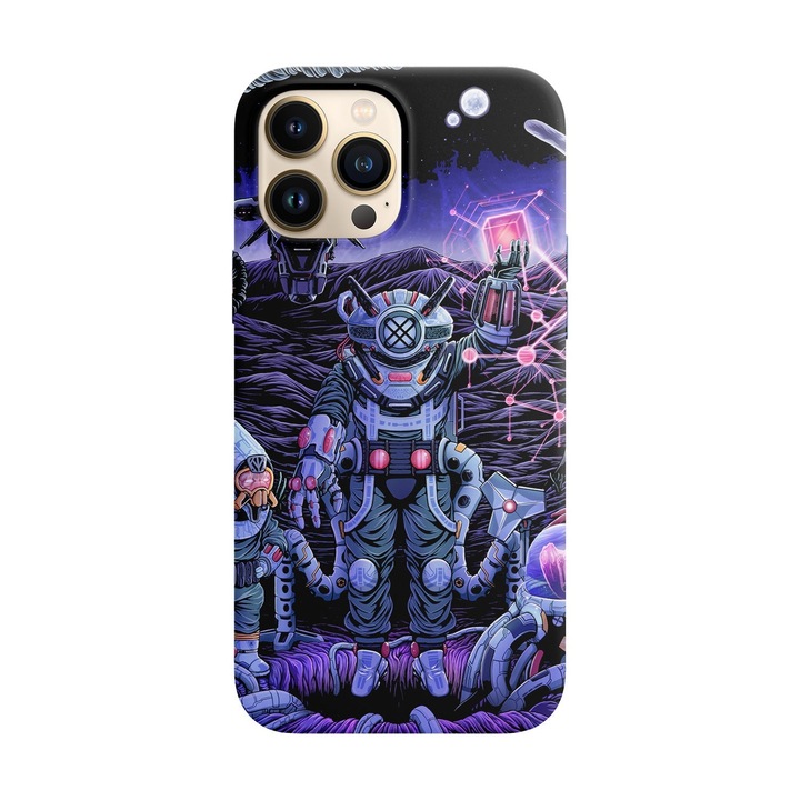 Калъф, съвместим с Apple iPhone 11 модел Alien Entity, силикон, TPU, обратно
