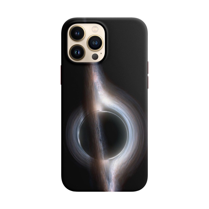 Husa compatibila cu Apple iPhone 14 Pro model Black hole, Silicon, TPU, Viceversa