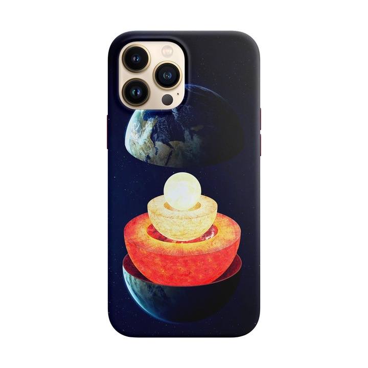 Husa compatibila cu Apple iPhone 14 Pro Max model Earth core, Silicon, TPU, Viceversa