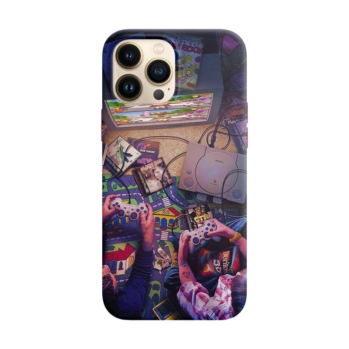 Husa compatibila cu Apple iPhone 14 Pro model Classic game, Silicon, TPU, Viceversa