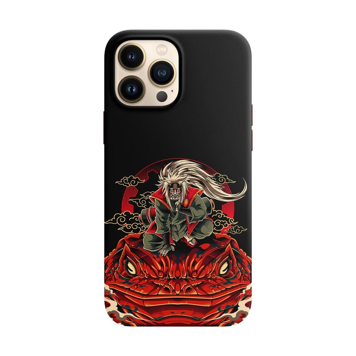 Husa compatibila cu Apple iPhone 14 Pro Max model Jiraiya sensei, Silicon, TPU, Viceversa