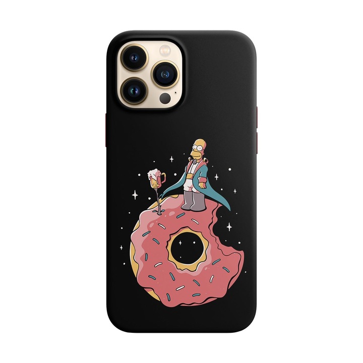 Husa compatibila cu Apple iPhone 14 Pro model Le petit Homer, Silicon, TPU, Viceversa