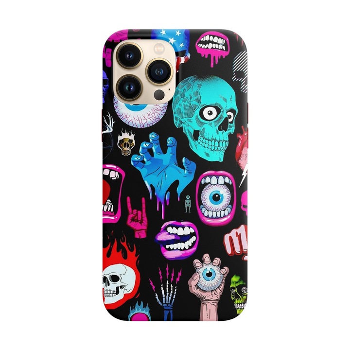 Husa compatibila cu Apple iPhone 14 Pro Max model I got eyes on you, Silicon, TPU, Viceversa