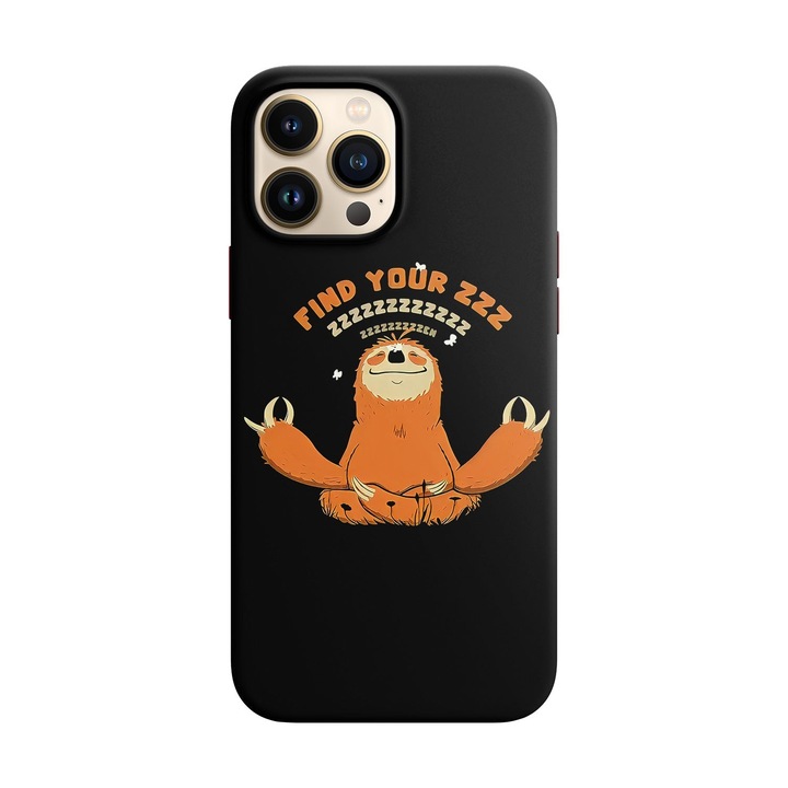 Husa compatibila cu Apple iPhone 14 Pro Max model Find your ZZZ, Silicon, TPU, Viceversa