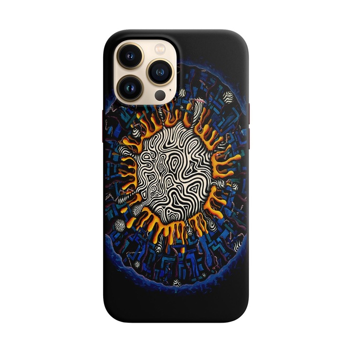 Husa compatibila cu Apple iPhone 14 Pro Max model Physcadelic ball, Silicon, TPU, Viceversa